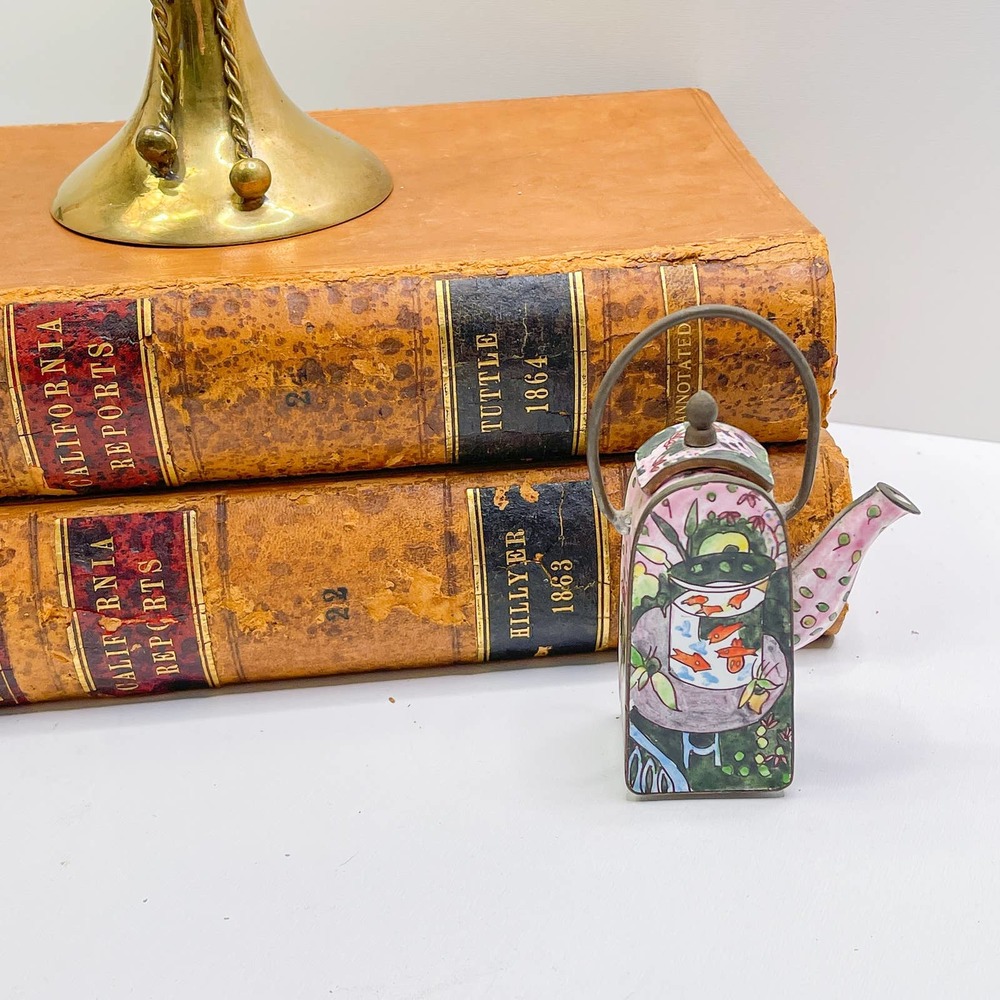 Empress Arts LTD Miniatures Enamel on Copper Home Decor Collectible Art